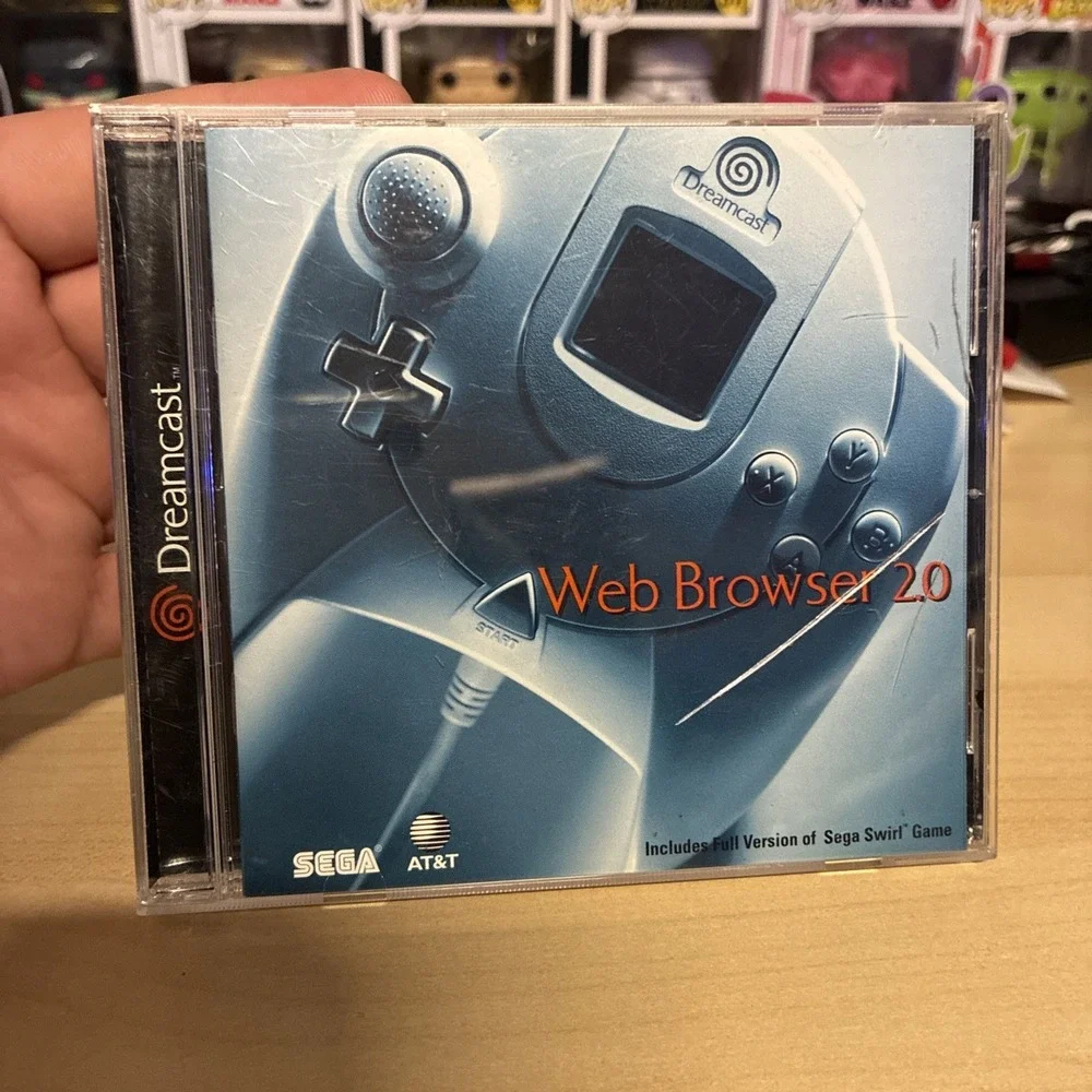 Sega Dreamcast Web Browser 2.0 - Includes Full Version of Sega Swirl Game Tested